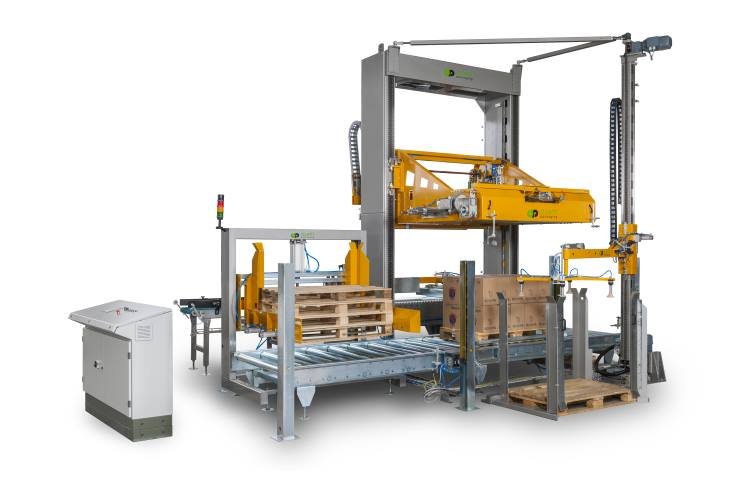 Layer-palletiser machine