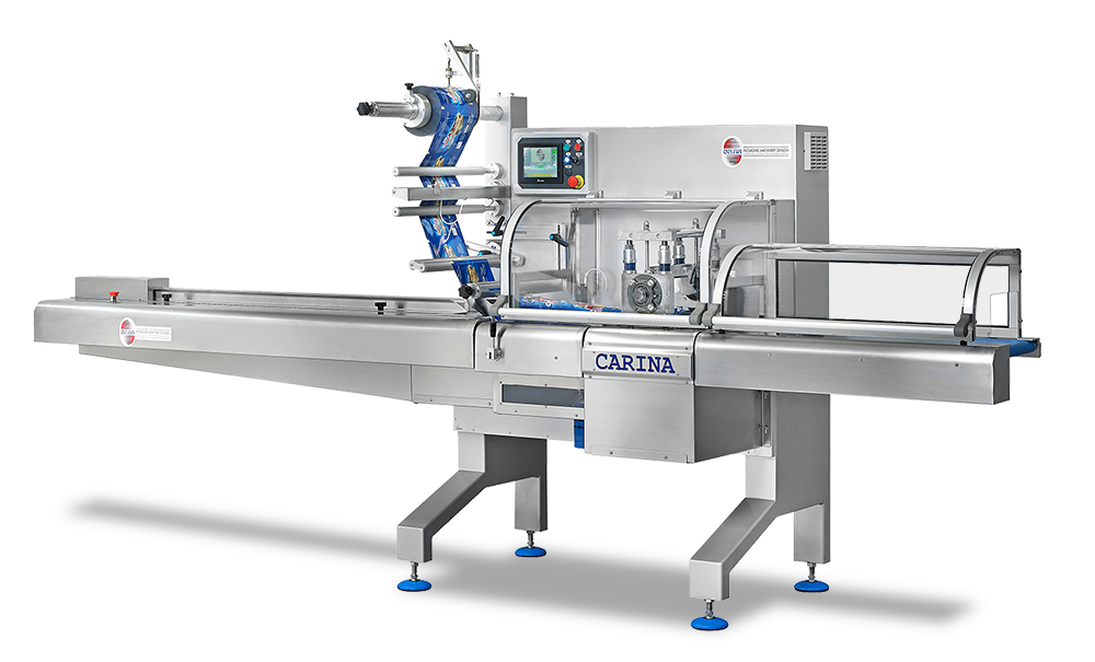Carina flowrapping machine